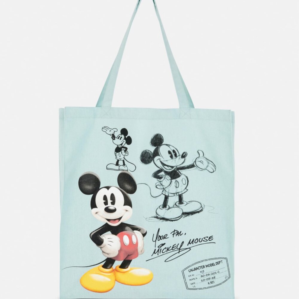 Primary Disney's Mickey Mouse Reusable Canvas Bag - NWT